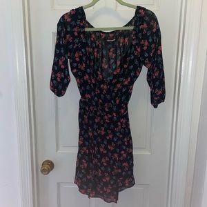Reformation Floral Wrap dress
